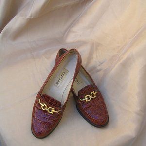 Beltrami Authentic Italian Alligator Loafers-sz 40